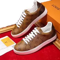 louis vuitton run away sneaker france or cuir